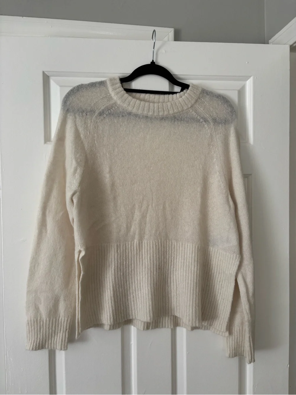 J.Crew Alpaca Blend Crewneck Sweater | Size Small | Ivory